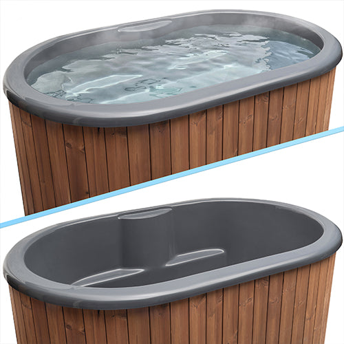 2-Person Immersion Tub and Combination Water Chiller/Heater, Natural