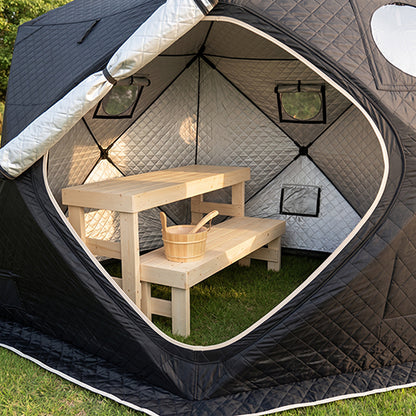 SaunaLife SaunaTrekker Bench Portable Tent Sauna Bench