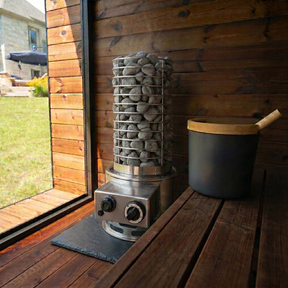 SaunaLife TITAN SL1 High-Performance Gas Sauna Heater, Portable