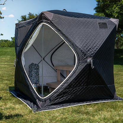 SaunaLife SaunaTrekker Portable Insulated Sauna Tent, Up to 4 Persons