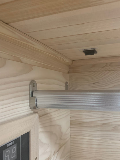Blisspod | Vienna | Far Infrared Sauna | Canadian Hemlock Very Low EMF | 72.8"H x 35.4"W x 25.6"D | 1 Person
