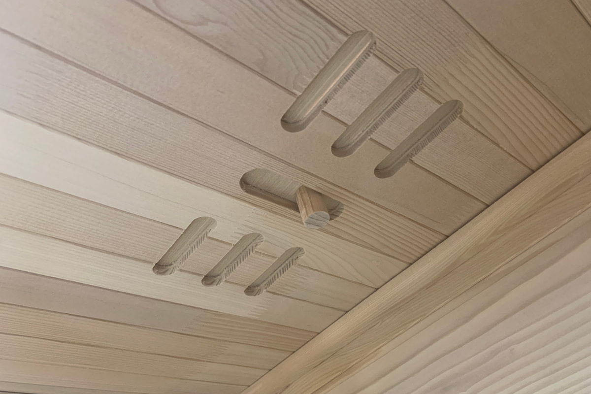 Blisspod | Vienna | Far Infrared Sauna | Canadian Hemlock Very Low EMF | 72.8"H x 35.4"W x 25.6"D | 1 Person