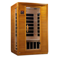 Andora 2-Person Low EMF FAR Infrared Sauna, Canadian Hemlock