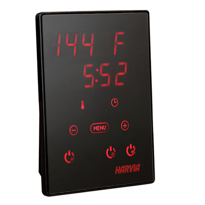 Harvia Spirit SP60E Pkg Spirit Series 6kW Sauna Heater Package, Black