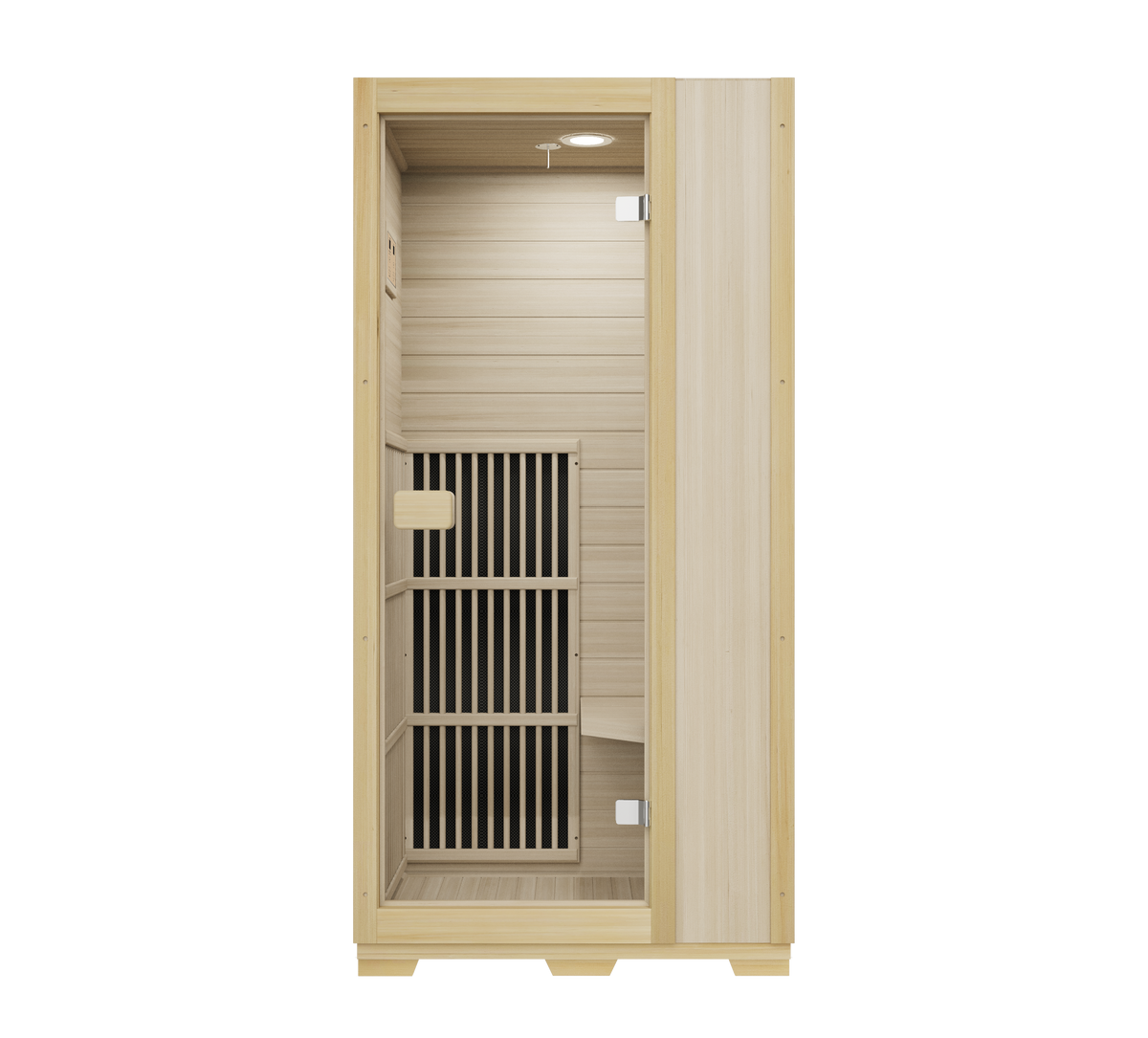Blisspod | Vienna | Far Infrared Sauna | Canadian Hemlock Very Low EMF | 72.8"H x 35.4"W x 25.6"D | 1 Person