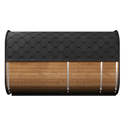 SaunaLife Cube Luxury Series Outdoor Home Sauna Suite Kit, Up to 8 Persons