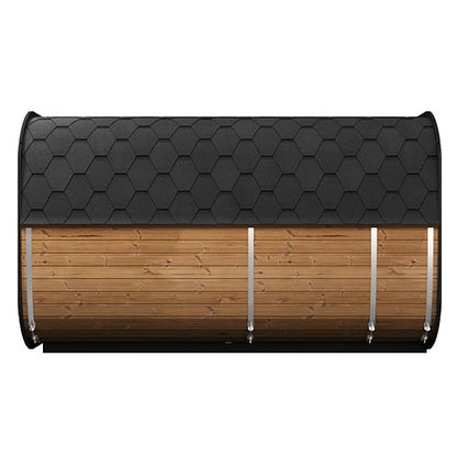 SaunaLife Cube Luxury Series Outdoor Home Sauna Suite Kit, Up to 8 Persons