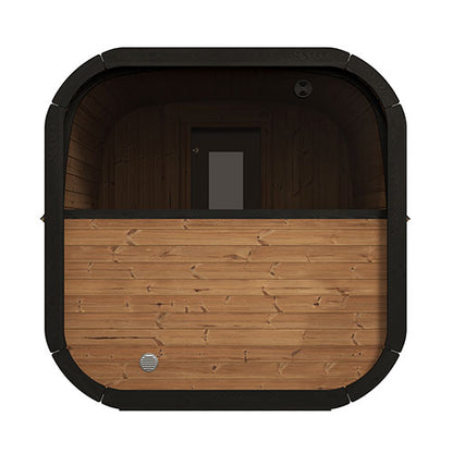 SaunaLife Cube Luxury Series Outdoor Home Sauna Suite Kit, Up to 8 Persons