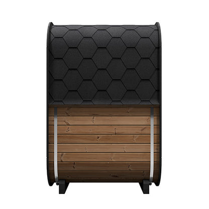 SaunaLife Model CL3G Cube Luxury Series Outdoor Home Sauna Kit, Up to 2 Persons