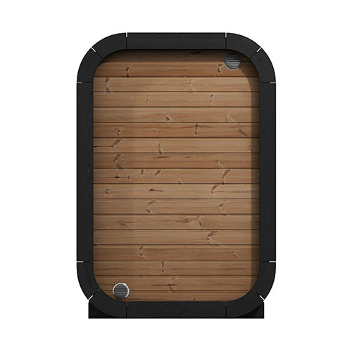 SaunaLife Model CL3G Cube Luxury Series Outdoor Home Sauna Kit, Up to 2 Persons