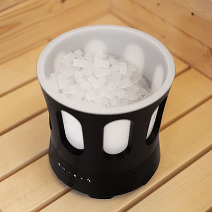 Bluetooth Sauna Bucket w/ Wireless Audio, Phone Connectivity, and Color Lighting