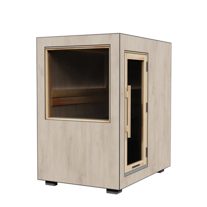 ThermaSol Solaris Sauna Cabin Fully Assembled Outdoor Sauna, Solar-Powered