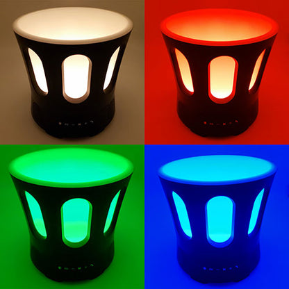Bluetooth Sauna Bucket w/ Wireless Audio, Phone Connectivity, and Color Lighting