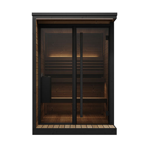 SaunaLife Garden Luxury Series Outdoor Home Sauna Kit, Up to 4 Persons