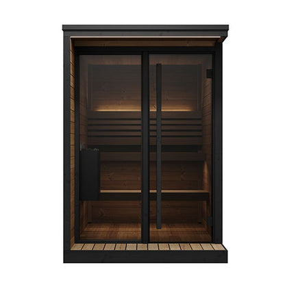 SaunaLife Garden Luxury Series Outdoor Home Sauna Kit, Up to 4 Persons