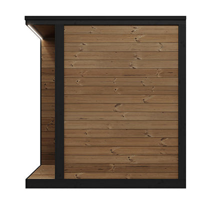 SaunaLife Garden Luxury Series Outdoor Home Sauna Kit, Up to 4 Persons