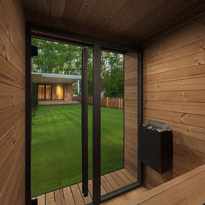 SaunaLife Garden Luxury Series Outdoor Home Sauna Kit, Up to 4 Persons