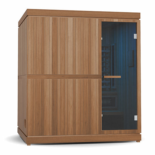 Finnmark XL Infrared & Steam Sauna Combo 4-Person Home Sauna with Infrared and Traditional Sauna Heater