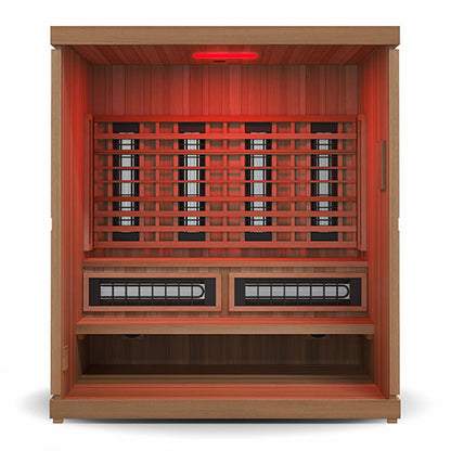 Finnmark XL Infrared & Steam Sauna Combo 4-Person Home Sauna with Infrared and Traditional Sauna Heater